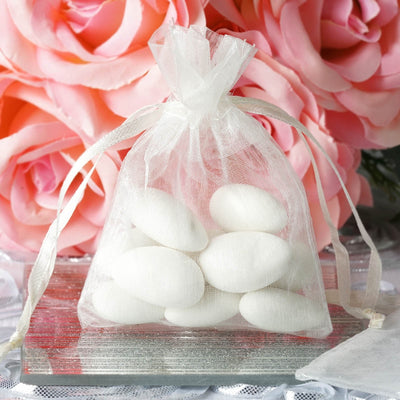 Organza Drawstring Bags 3" x 4"