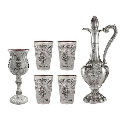 4 Kosos & Kos Shel Eliyahu & Wine Bottle Worded Cutout (20 Sets)