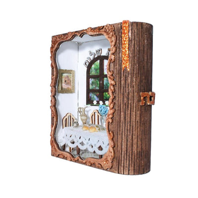 Small Shabbas Siddur W/Light 4"x3.7" Miniature set not colored