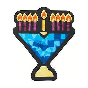 Menorah Tissue Paper Craft Kit 12/pk (Discontinued)