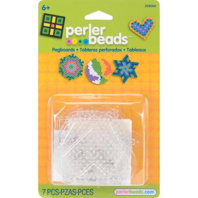Perler Beads Pegboards 7pcs (closeout)