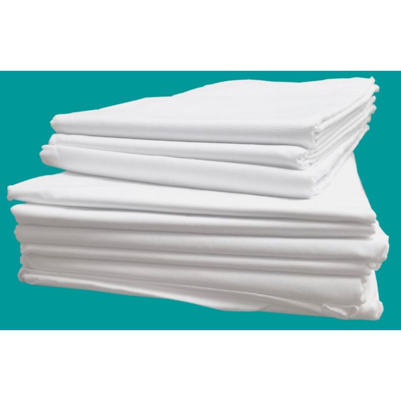White Pillow Case 20"W x 30"L 12/pk