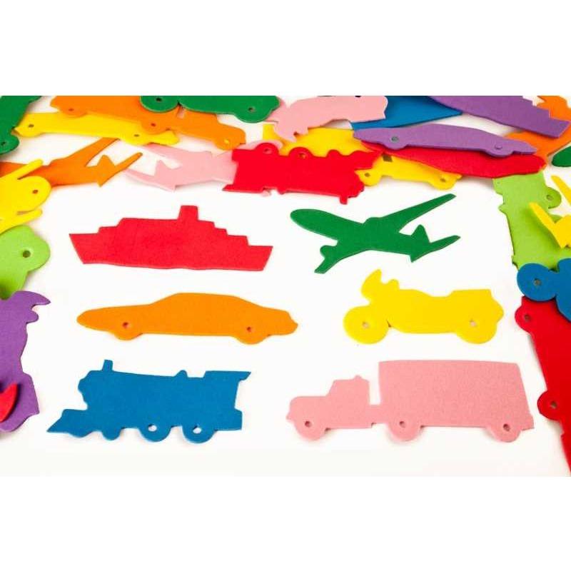 Transportation vehicles Foam Cutouts 1" x 3" 70/pk