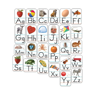 Alphabet Stickers With Pictures 156 Stickers (2 Sheets)