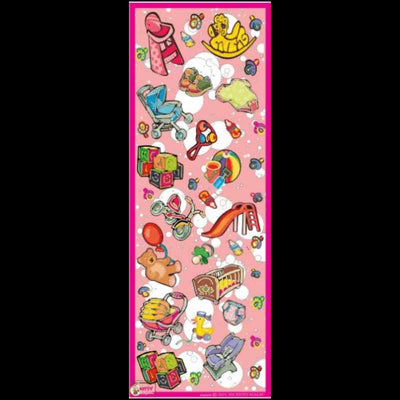 Baby Items Stickers Die Cut (25 Sheets)