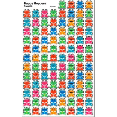 Happy Hoppers Frog Stickers 7/16" (8 Sheets)