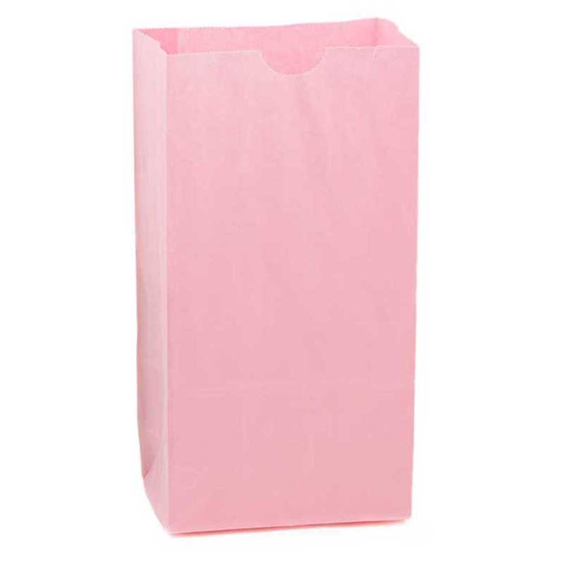 Craft Paper Bags (Small, Red, 100)