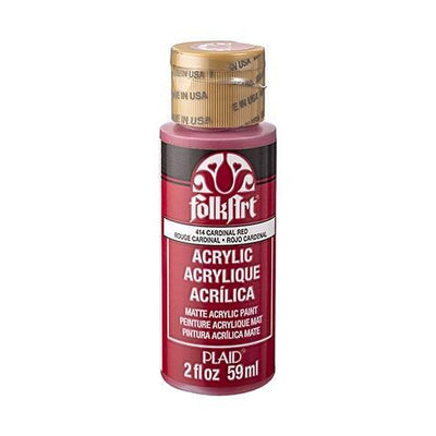 Folk Art Acrylic Paint 2 oz (Deep Red)