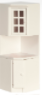 Mini Corner Marble White Cabinet
