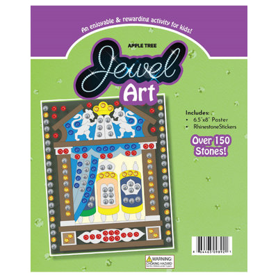Aron Kodesh Jewel Art 9" x 7.25" Poster 70 stickers