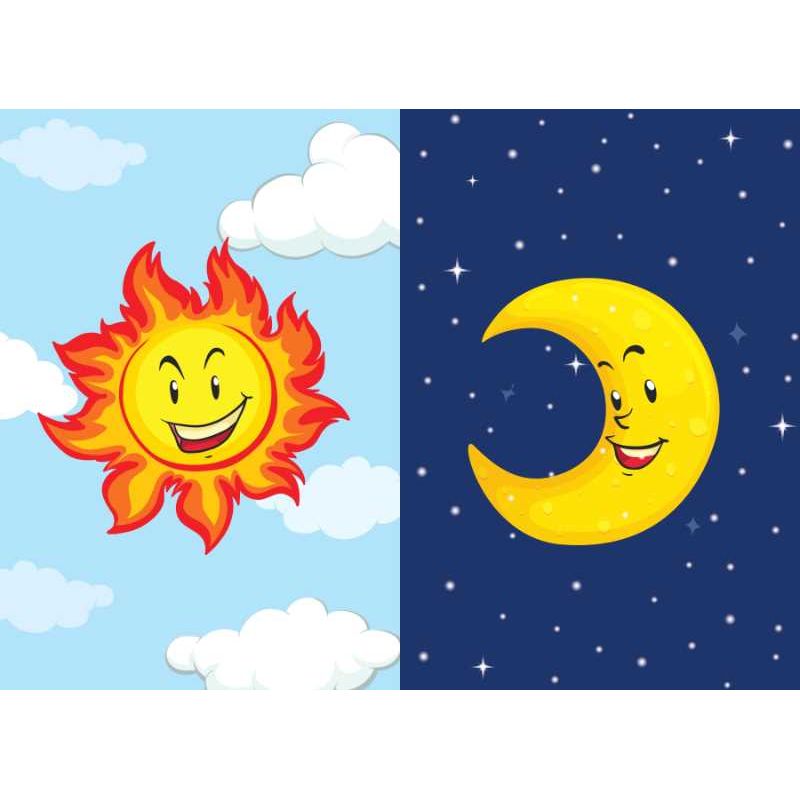 happy night and day poster 24x18.