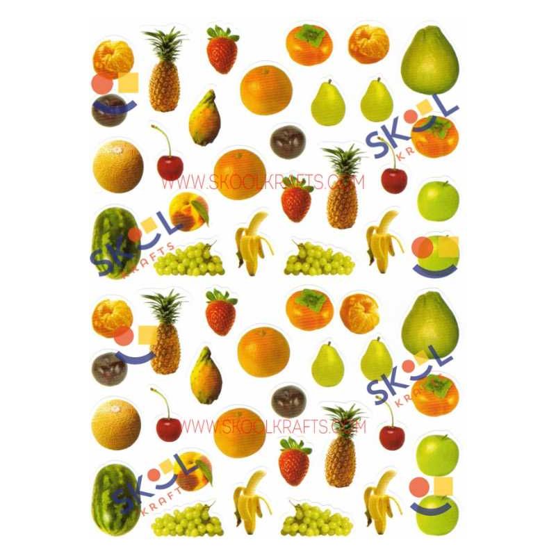 Fruit Die Cut Stickers (10 Sheets)