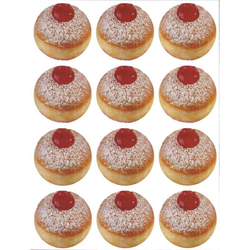 Doughnut Sticker 1 1/4" (10 sheets)