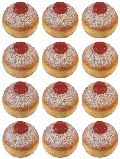 Doughnut Sticker 1 1/4" (10 sheets)