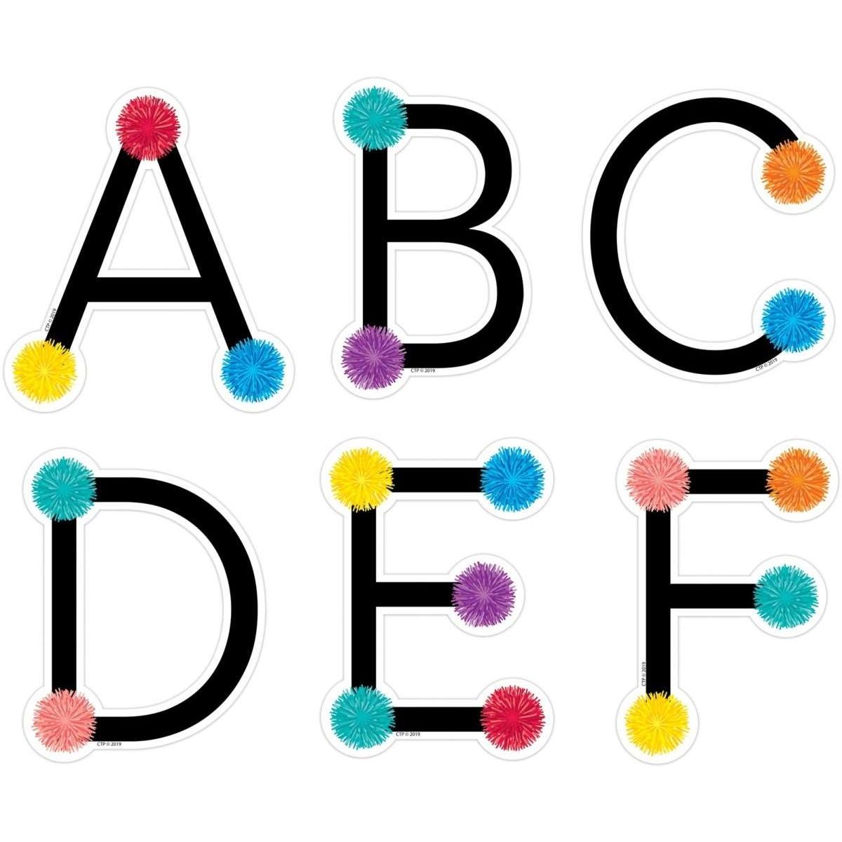 Pom 5" Uppercase Designer Letters