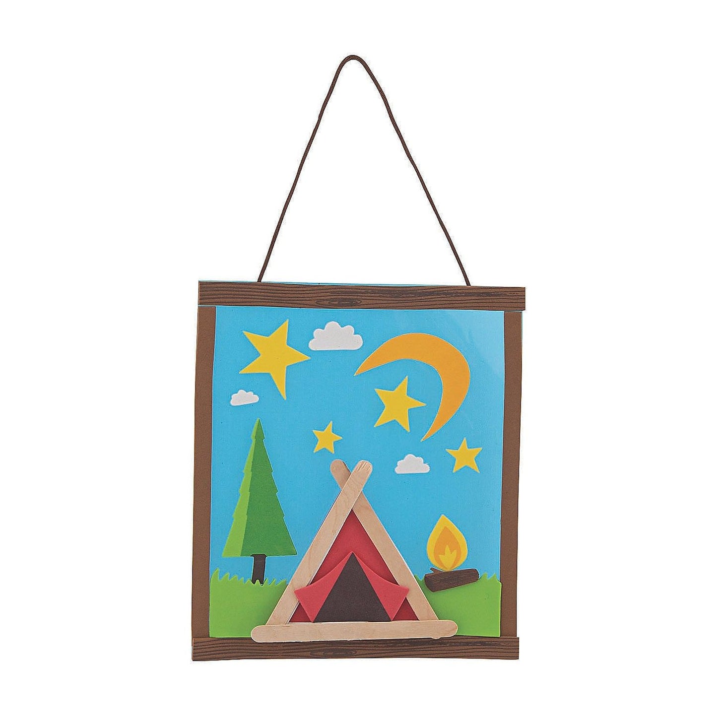 Camp Craft Stick Craft Kit, 7" x 8" 12/pk