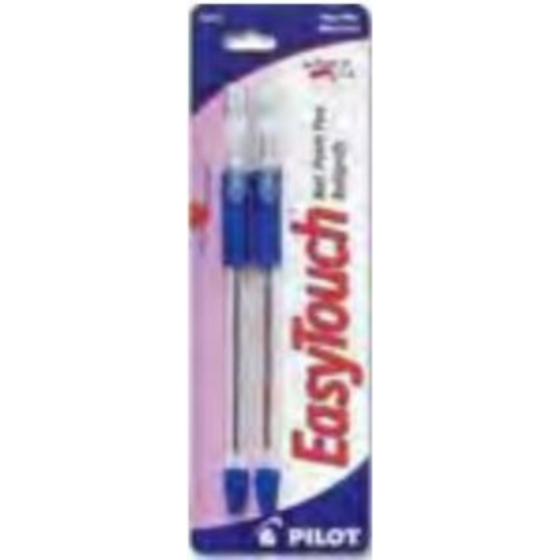 Easytouch Blue Pen Medium Point 2/pk