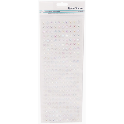 Adhesive Rhinestone Bubble Clear 8mm 240/pk