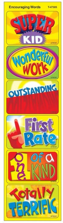 Encouraging Words Applause Stickers, Large (Discontinued)