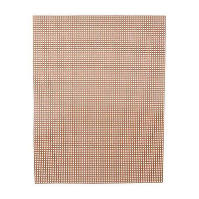 #7 Mesh Plastic Canvas - Brown - 10.5 x 13.5