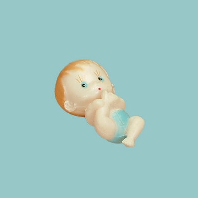 Blue Baby w/ Pillow #3 1.75" 12/pk