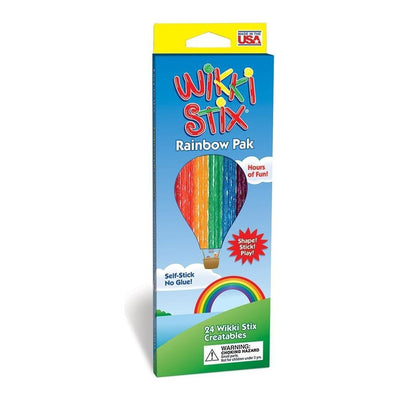 Wikki Stix Rainbow Self Stick 24/pk
