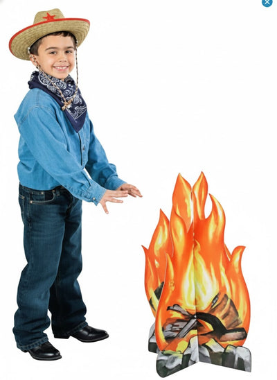 Standup Camp Fire  17" x 27 1/2"