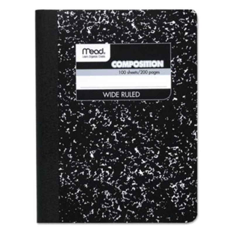 MEAD Composition Notebook Wide Ruled 100pgs