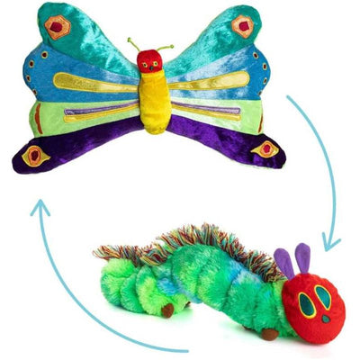 The Very Hungry Caterpillar Reversible Caterpillar and Butterfly Plush