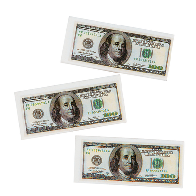 $100 Bill Erasers - 12 Pc.
