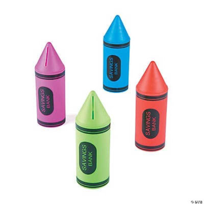 Crayon Banks 2" x 6" 1/pc