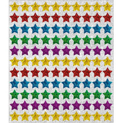 Star Sparkle Stickers 4 Sheets