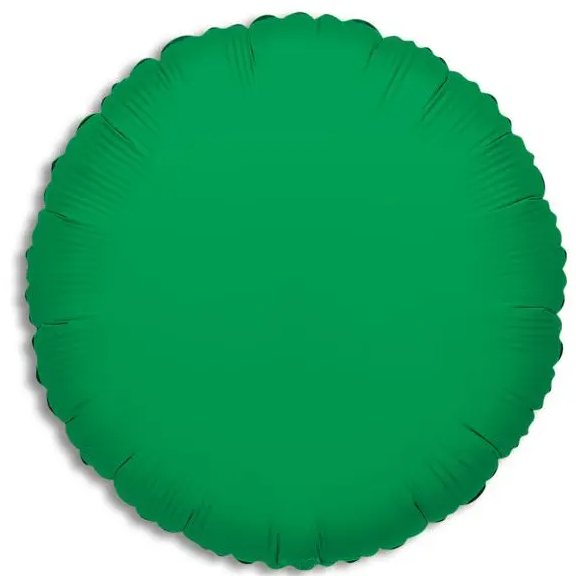 Solid Color Foil Balloon 18" Green 1/pc