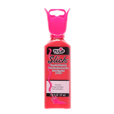 Tulip Slick Dimensional Fabric Paint (red, 1.25 oz)