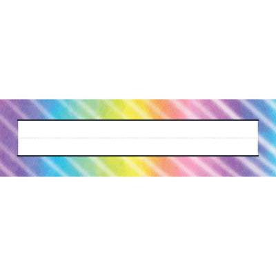 desk name strips - rainbow