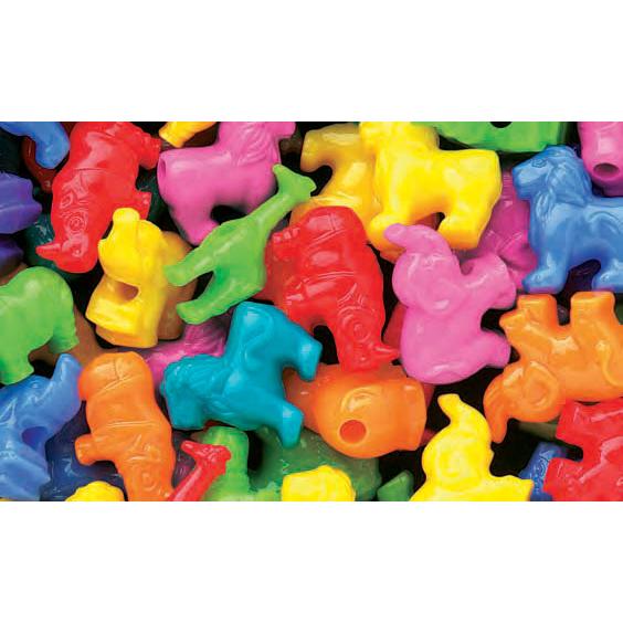 Safari Circus Multi Beads 25mm 1/4 Lb