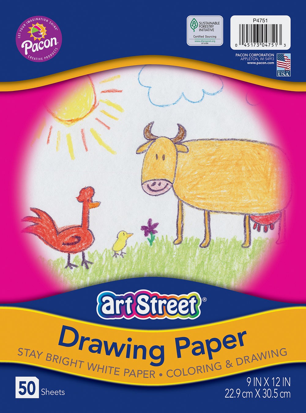 Drawing Paper 9x12 50 Sheets