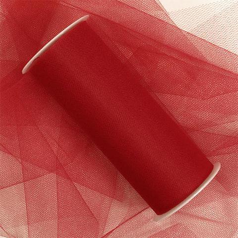 Tulle On A Roll 6" 25yds (Burgundy)