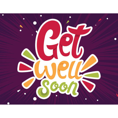English Feel better - get well soon 12 pacck