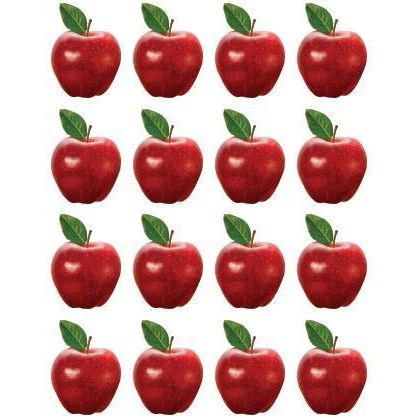 Apple Stickers Die Cut 1" (6 Sheets)