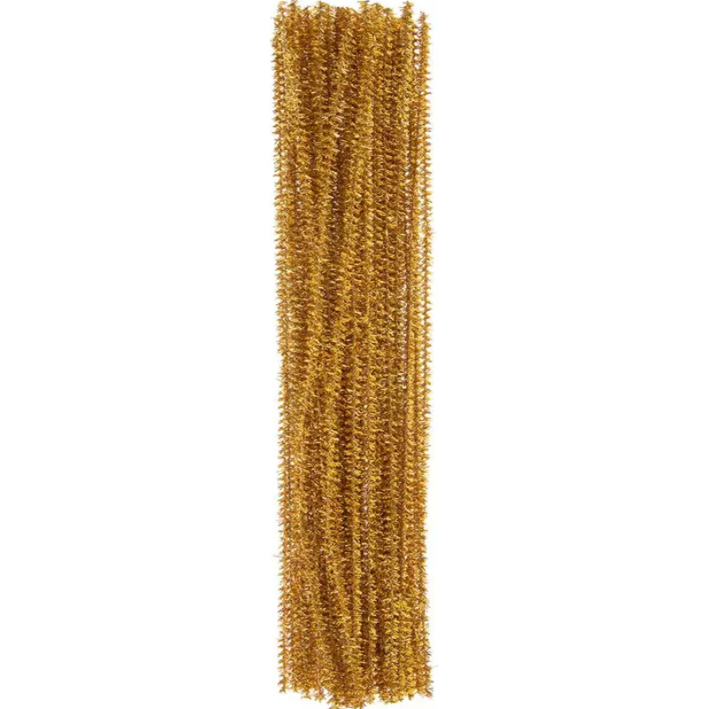 Chenille stems Gold 35/pk