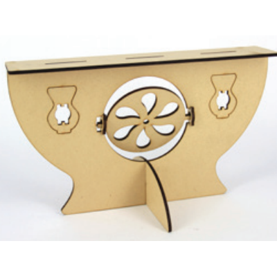 Die Cut Menorah 1pc