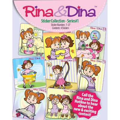 Rina/Dina 4 pk. Stickers Series 1 (discontinued)