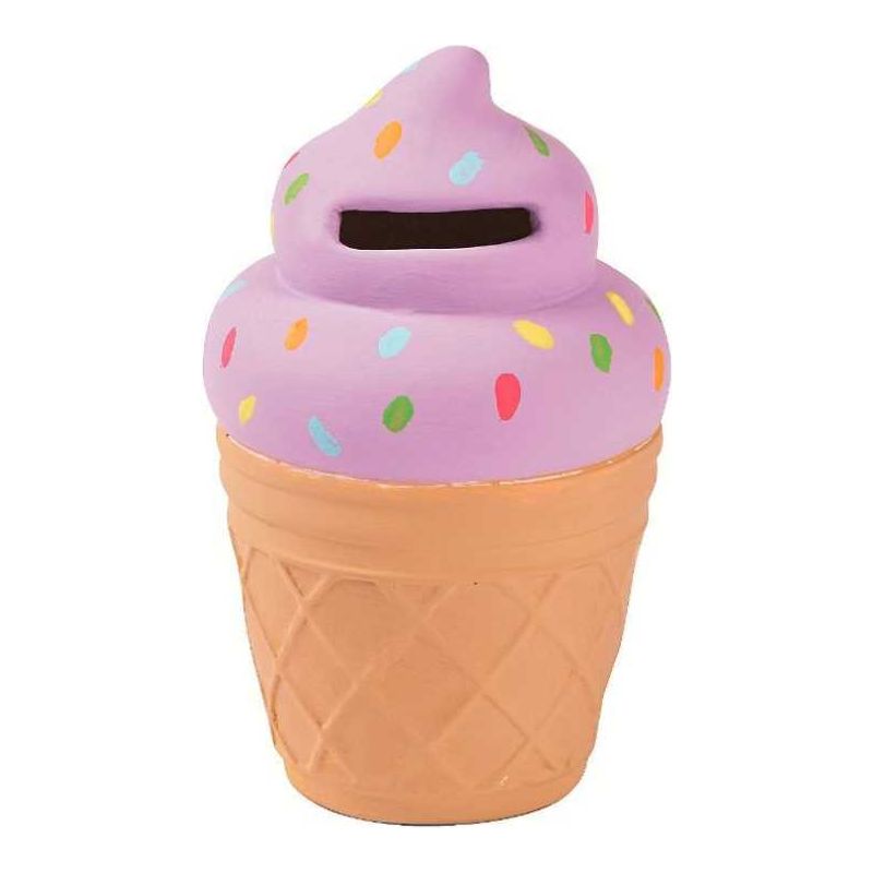 DIY Ceramic Ice Cream Cone Bank 12/pk