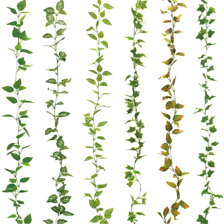 Simulation Plant Leaves 2.5" Leaves 7.54 Ft  1/pc
