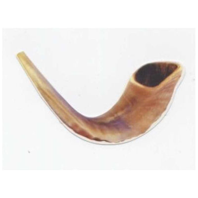 Shofar Cutouts w/glitter 2" x 1/2" 40/pk (Discontinued)