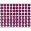 Color Coding Dot Sticker (Assorted Colors, 3/4", 25)