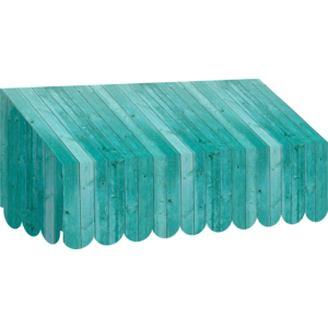 Shabby Chic Awning 24” W x 12-1/2” H x 8" D