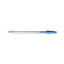 Cristal Ballpoint Stick Pen Blue 12/pk