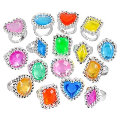 Jewel Plastic Ring 1" 144/pk